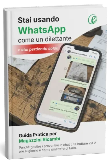 ebook guida uso whatsapp per vendita ricambi